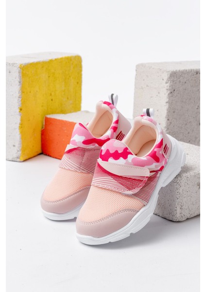 Çocuk Bağcıksız Rahat Esnek Günlük Sneaker Spor Ayakkabı