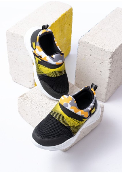 Çocuk Bağcıksız Rahat Esnek Günlük Sneaker Spor Ayakkabı