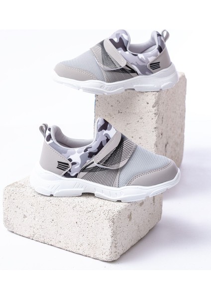 Çocuk Bağcıksız Rahat Esnek Günlük Sneaker Spor Ayakkabı