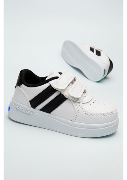 Çocuk Sneaker Cırt Cırtlı Işıklı Tasarım Düz Tabanlı Erkek Ayakkabı modelleri