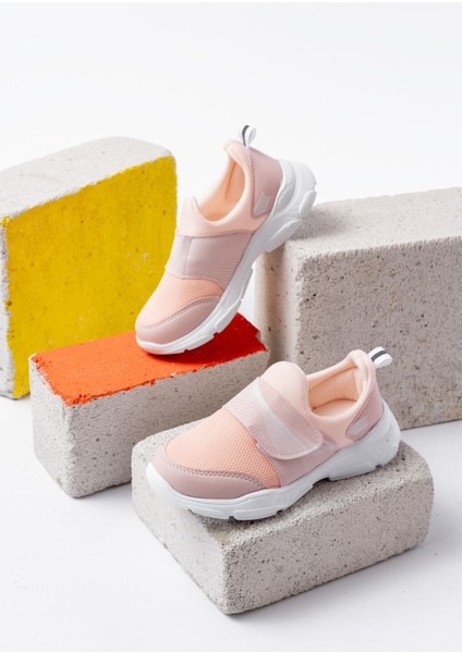 Çocuk Bağcıksız Rahat Esnek Günlük Sneaker Spor Ayakkabı
