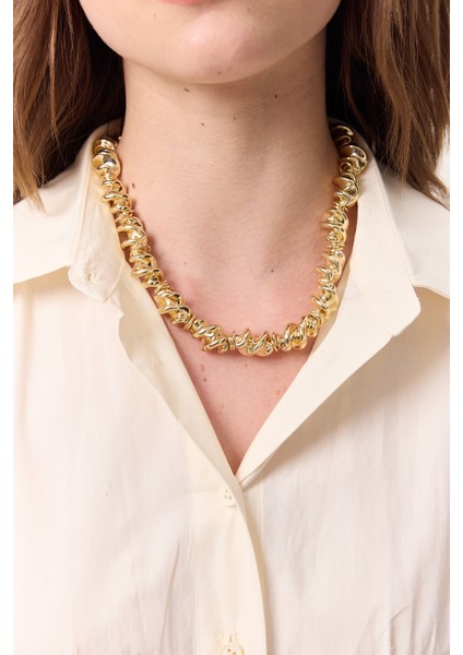 Burgu Model Kolye Gold