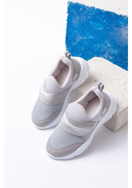 Unisex Çocuk Bağcıksız Rahat Esnek Günlük Sneaker Spor Ayakkabı fiyatları