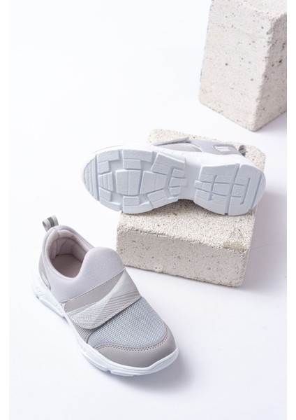 Unisex Çocuk Bağcıksız Rahat Esnek Günlük Sneaker Spor Ayakkabı fırsatları
