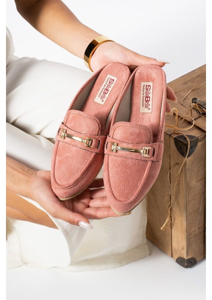 Kadın Babet Toka Detaylı Şık Rahat Ortopedik Günlük Terlik