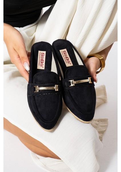 Kadın Babet Toka Detaylı Şık Rahat Ortopedik Günlük Terlik