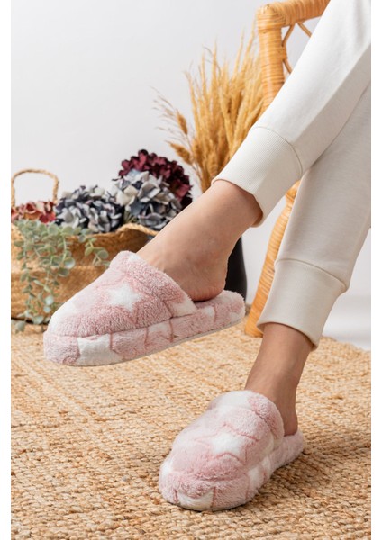 Kadın Yıldızlı Peluş Ev Terliği Çeyiz-bohça Terliği fiyatları