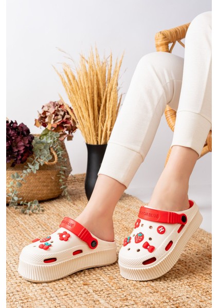 Unisex Yüksek Tabanlı Deniz Sabo Doktor Hemşire Hastane Comfort Sandalet Unisex