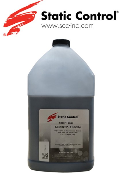 Renkli Toner Tozu Hp (Static Control) *universal Mptcol* Siyah 1000 gr Koli 6 Ad.