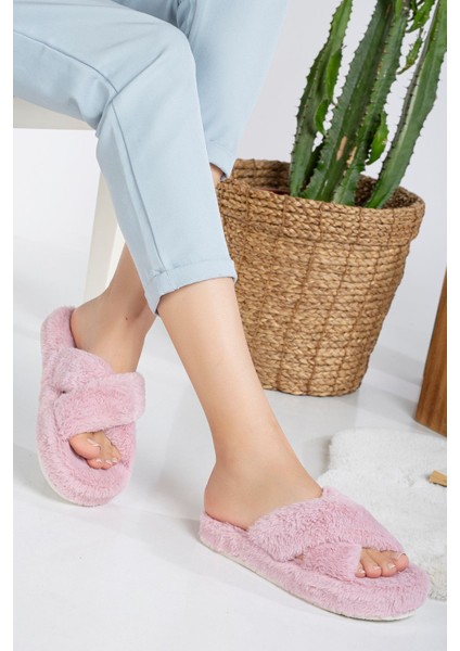 Kadın Ev Terliği Çapraz Bantlı Misafirlik Çeyizlik Eva Taban Terlik fiyatları