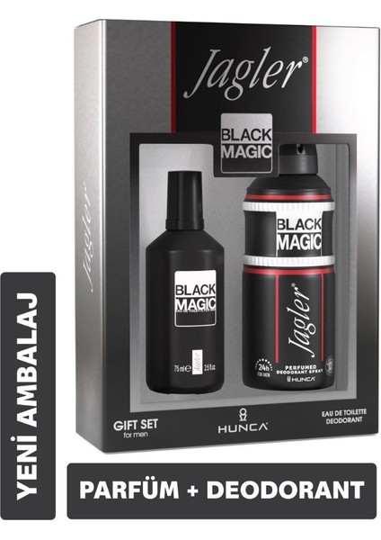 Black Magic Erkek Parfüm Edt 75 ml + Deodorant 150 ml Parfüm seti