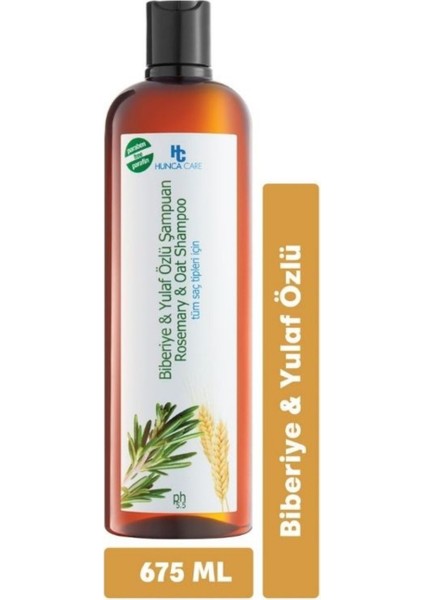 Şampuan 675 ml Biberiye Yulaf
