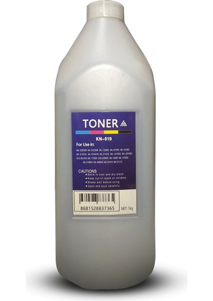 Toner Tozu Samsung KN-019 *D101/D111/1610* (Kare Şişe) 1000 gr Koli Içi 12 Ad.