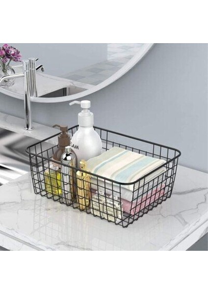 6 Adet Dolap Içi Organizer Banyo Mutfak Oyuncak Makyaj Sepeti fırsatları