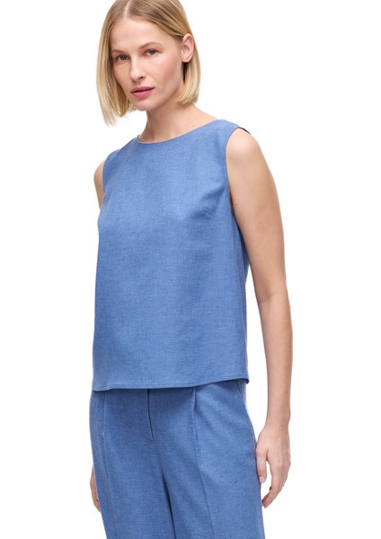 Mavi Torp Regular Fit Yuvarlak Yaka Bluz fiyatları