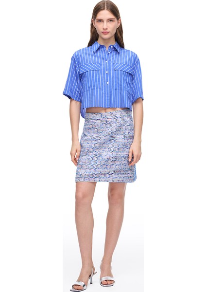 Saks Metz Regular Fit Kısa Kol Gömlek