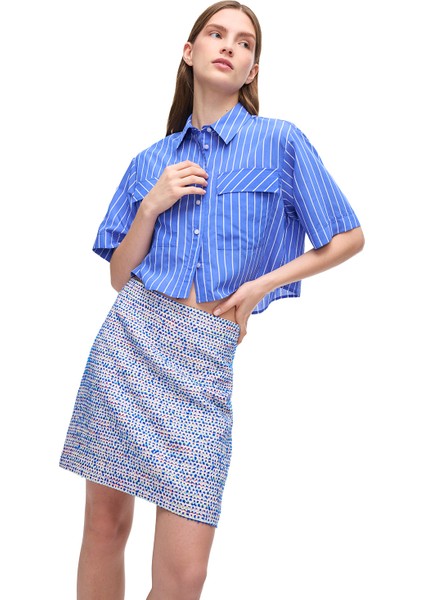 Saks Metz Regular Fit Kısa Kol Gömlek