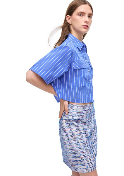 Saks Metz Regular Fit Kısa Kol Gömlek