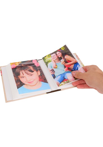 Renkli Desenli 96'lık 10 x 15 cm . Fotoğraf Albümü Eyfel Kulesi