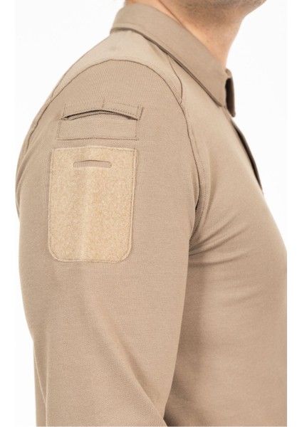 Polo Yaka Uzun Kollu Takti̇k T-Shirt fiyatları