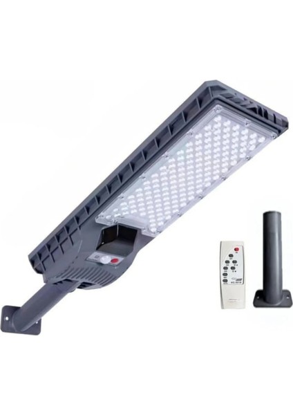 400W Solar Güneş Enerjili Profesyonel LED Bahçe Aydınlatması Hareket Sensörlü Kumandalı
