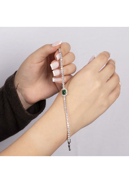 Yeşil Baget Su Yolu Çelik Bileklik NUR-CB00033 fiyatları