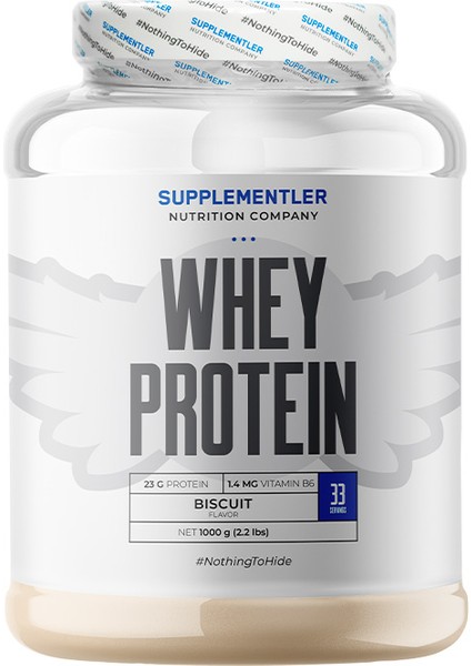 Supplementler.com Whey Protein 1000 gr - Bisküvi