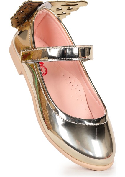 Friga Kelebek Cırtlı Kız Çocuk Babet Ayakkabı