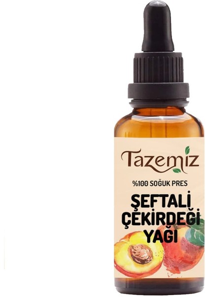 Şeftali Çekirdeği Yağı -Soğuk Pres