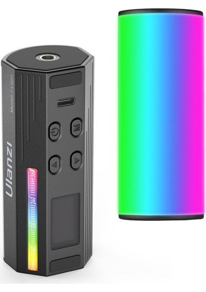 Ulanzi I-Light Mini Rgb Tüp Işığı 2500K - 9000K Aydınlatma Ayarlanabilir CRI95+ (Yurt Dışından)