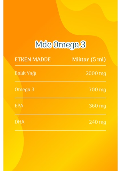 Omega 3 Şurup, Beta Glukan Şurup ve Kalsiyum Şurup - Full Destek Paketi