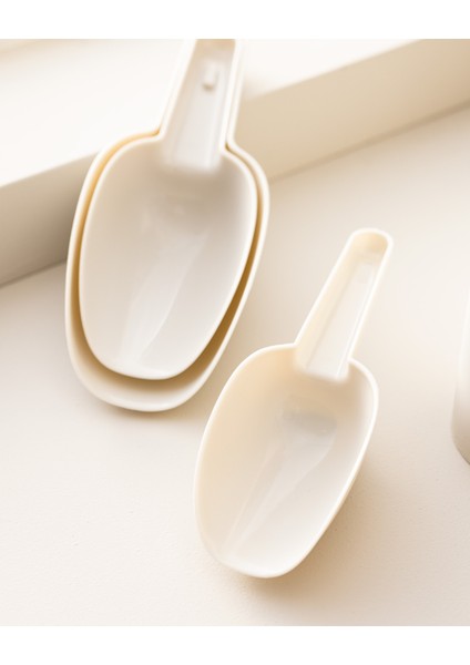 Lucca 3'lü Saklama Kabı Seti - Bej fırsatları