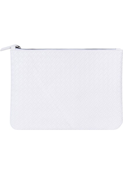 Clutch Beyaz Portföy El Makyaj Çantası modelleri