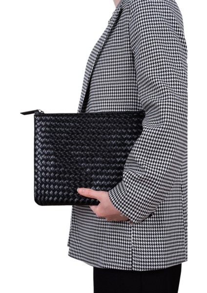 Clutch Siyah Portföy El Makyaj Çantası fiyatları