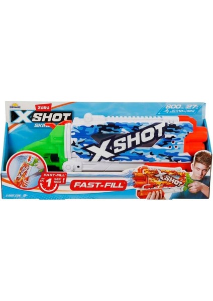 Nessiworld 4584 X-Shot Skins Pump Action Fast Fill Su Tabancası 49,5 cm