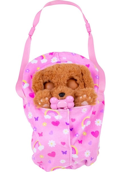 Baby Paws Sesli Yavru Gözleri Açılıp Kapanan Peluş Oyuncak - 1 Adet - 20 cm modelleri