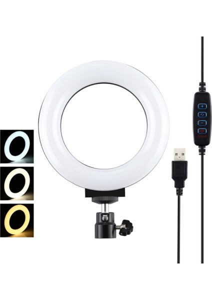 Puluz 4,7" Işıklandırma Seviyesi Ayarlanabilir 3 Aydınlatma Modlu LED Halka Işığı (Yurt Dışından)