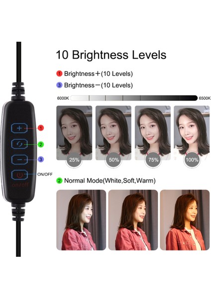 Puluz 4,7" Işıklandırma Seviyesi Ayarlanabilir 3 Aydınlatma Modlu LED Halka Işığı (Yurt Dışından) fırsatları