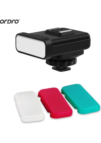 Ordro Sl-20 Kameraya Takılabilir LED Video Işığı Beyaz/kırmızı/yeşil Dahili Pil (Yurt Dışından) fırsatları