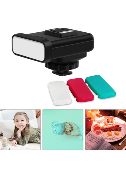 Ordro Sl-20 Kameraya Takılabilir LED Video Işığı Beyaz/kırmızı/yeşil Dahili Pil (Yurt Dışından) indirimleri