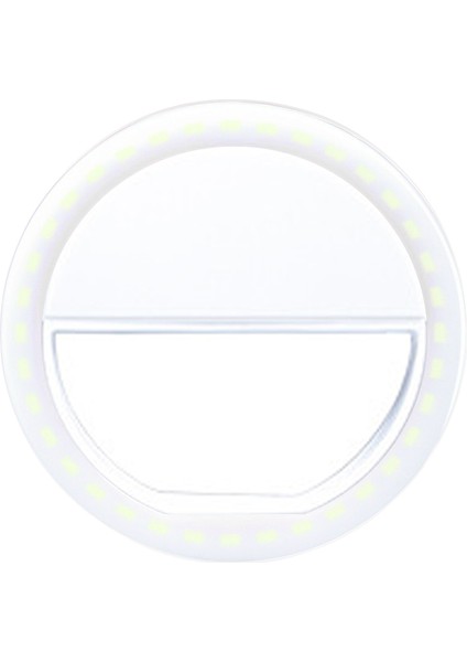 iPhone ve Tablet Için Beyaz Sie LED Halka Işığı (Yurt Dışından)