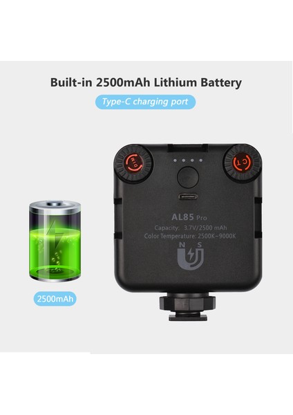 Rgb Cep LED Video Işığı 2500K - 9000K Parlaklık Ayarlanabilir CRI95+ (Yurt Dışından) fiyatları