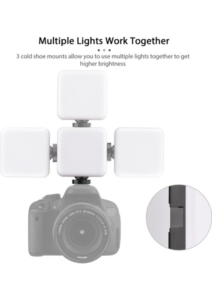 Rgb Cep LED Video Işığı 2500K - 9000K Parlaklık Ayarlanabilir CRI95+ (Yurt Dışından) fırsatları