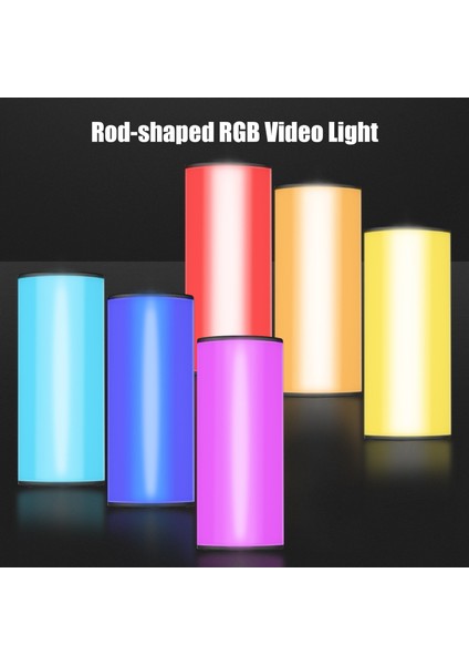 W100RGB Mini LED Video Işığı 2500K - 9000K Parlaklık Ayarlanabilir CRI95+ (Yurt Dışından) indirimleri