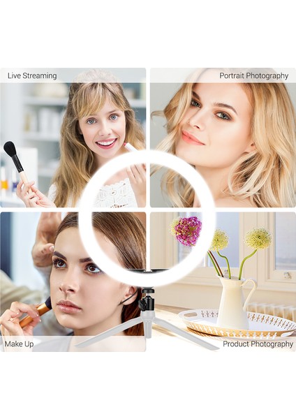 30 cm Video LED Halka Işığı 3 Renkli Parlaklık Ayarlı (Yurt Dışından) fırsatları