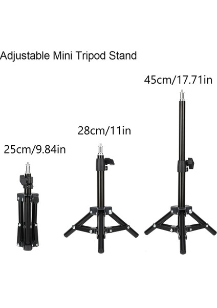 8 Inç Masaüstü LED Çember Işığı 3 Aydınlatma Modu Parlaklık Ayarlanabilir (Yurt Dışından) fiyatları