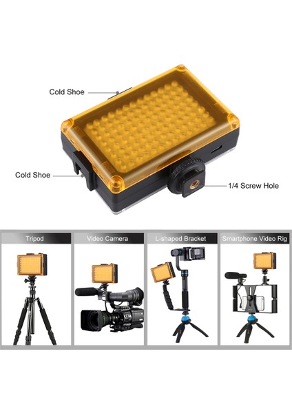 Puluz PU4096 Cepte Fotoğraf ve Videolar Için Işık 104 LED 860LM (Yurt Dışından) modelleri