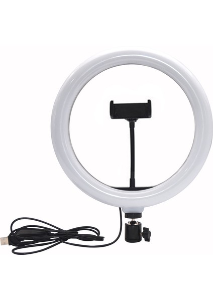 Lopicca 10 Inç Dairesel Canlı Doldurma Işığı Ark Pan-Tilt-Zoom Işığı (Yurt Dışından)