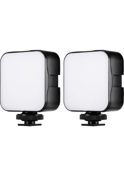 Mini LED Video Işığı 6500K Parlaklık Ayarlanabilir 5W Dslr Kameraya Uyumlu (Yurt Dışından)