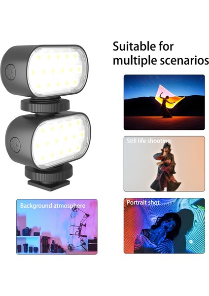 Puluz Doldurma Işığı 7 Renkli Ayarlanabilir 120 Derece Aydınlatma Açısı (Yurt Dışından) modelleri